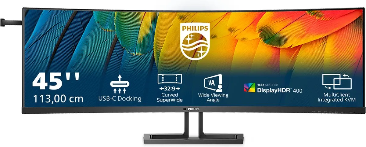 Philips 45B1U6900C 45" Monitor - 1x HDMI 2.0, 1x DisplayPort 1.4