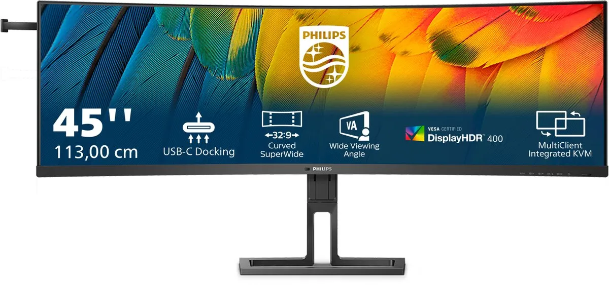 Philips 45B1U6900C 45" Monitor - 1x HDMI 2.0, 1x DisplayPort 1.4
