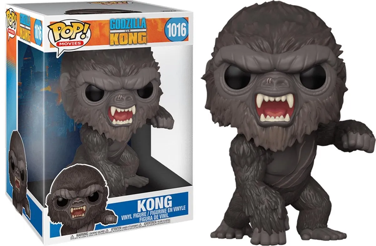 Funko Pop! Movies Godzilla vs Kong Kong 25cm FUN50853 - Bonte kleuren - afbeelding 4 van 6