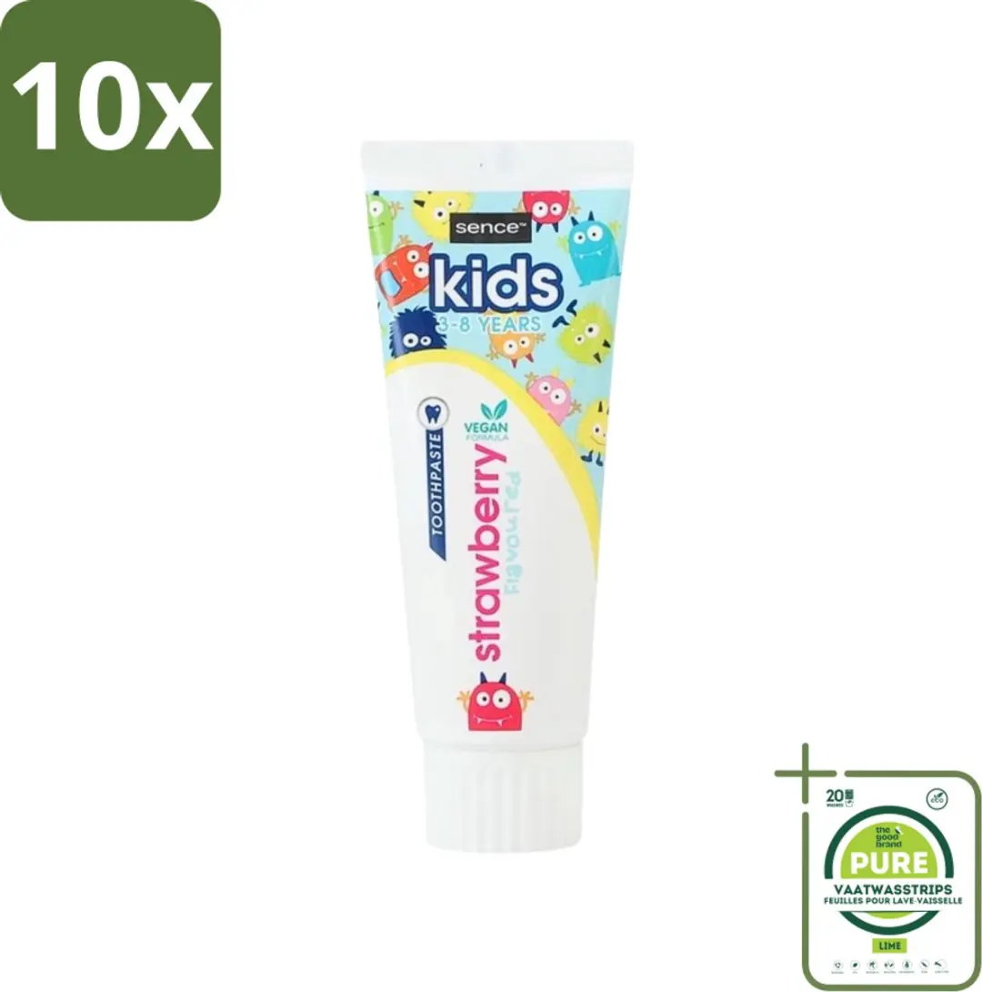 Sence Kids Tandpasta Aardbei 75ml