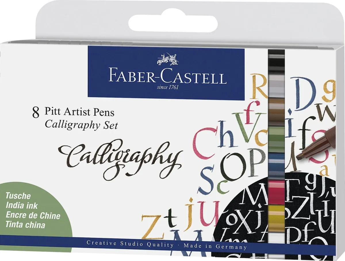 Faber-Castell Pitt Artist Pen Kalligrafieset FC-167508