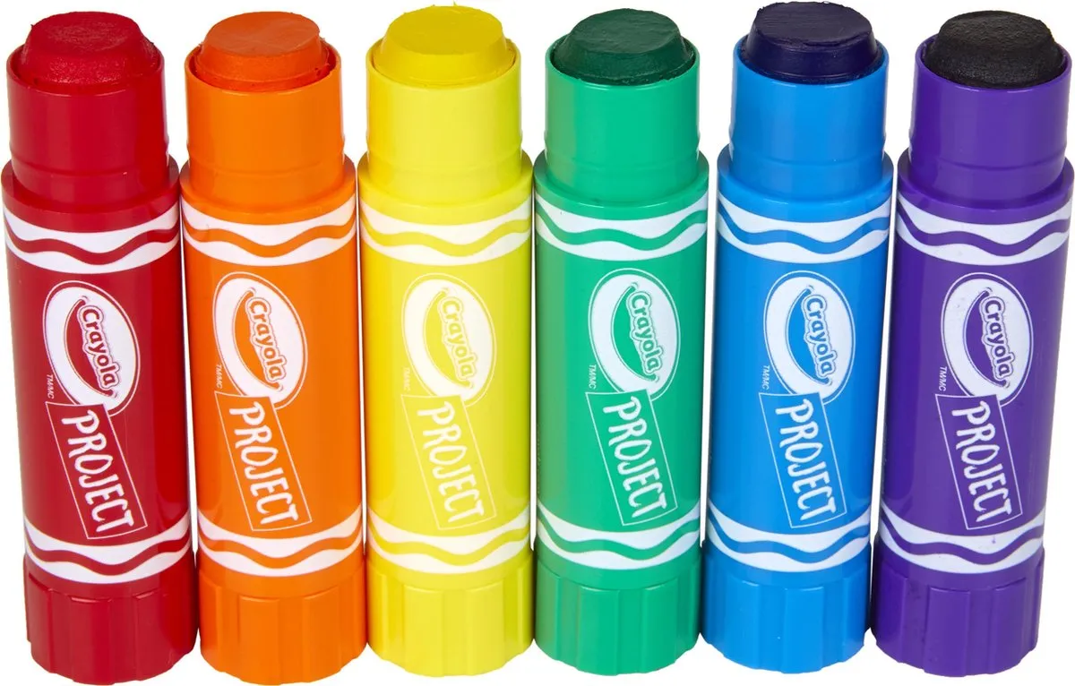 Crayola Verfsticks 6 Stuks - Multi