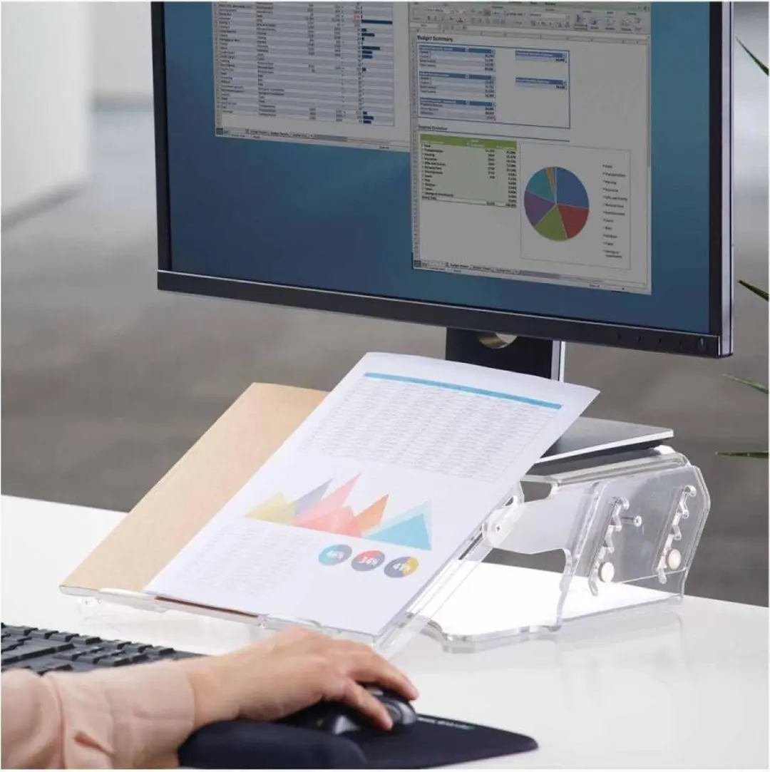 Fellowes Clarity 9731201 Monitorstandaard - 25" - Transparant