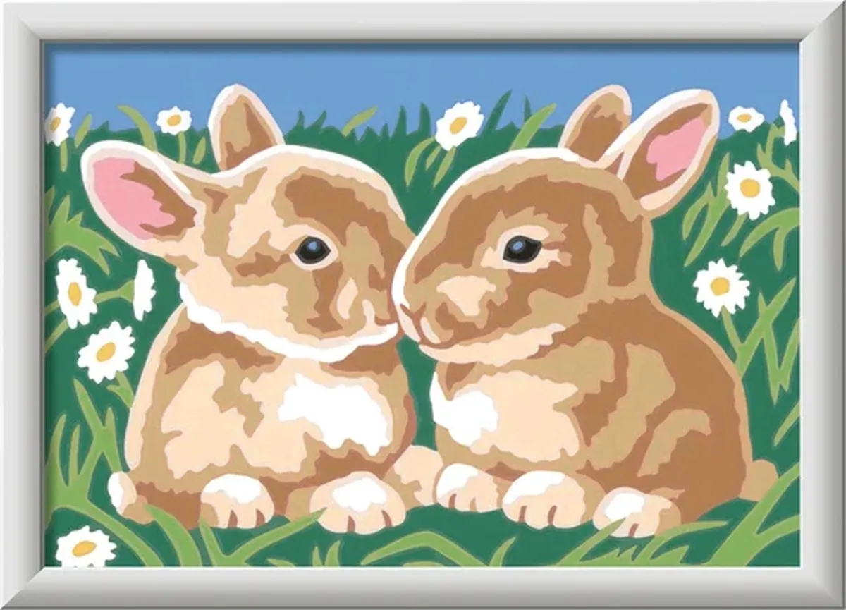 Ravensburger CreArt Fluffy Bunnies Schilderen op nummer - Multicolor - afbeelding 6 van 6