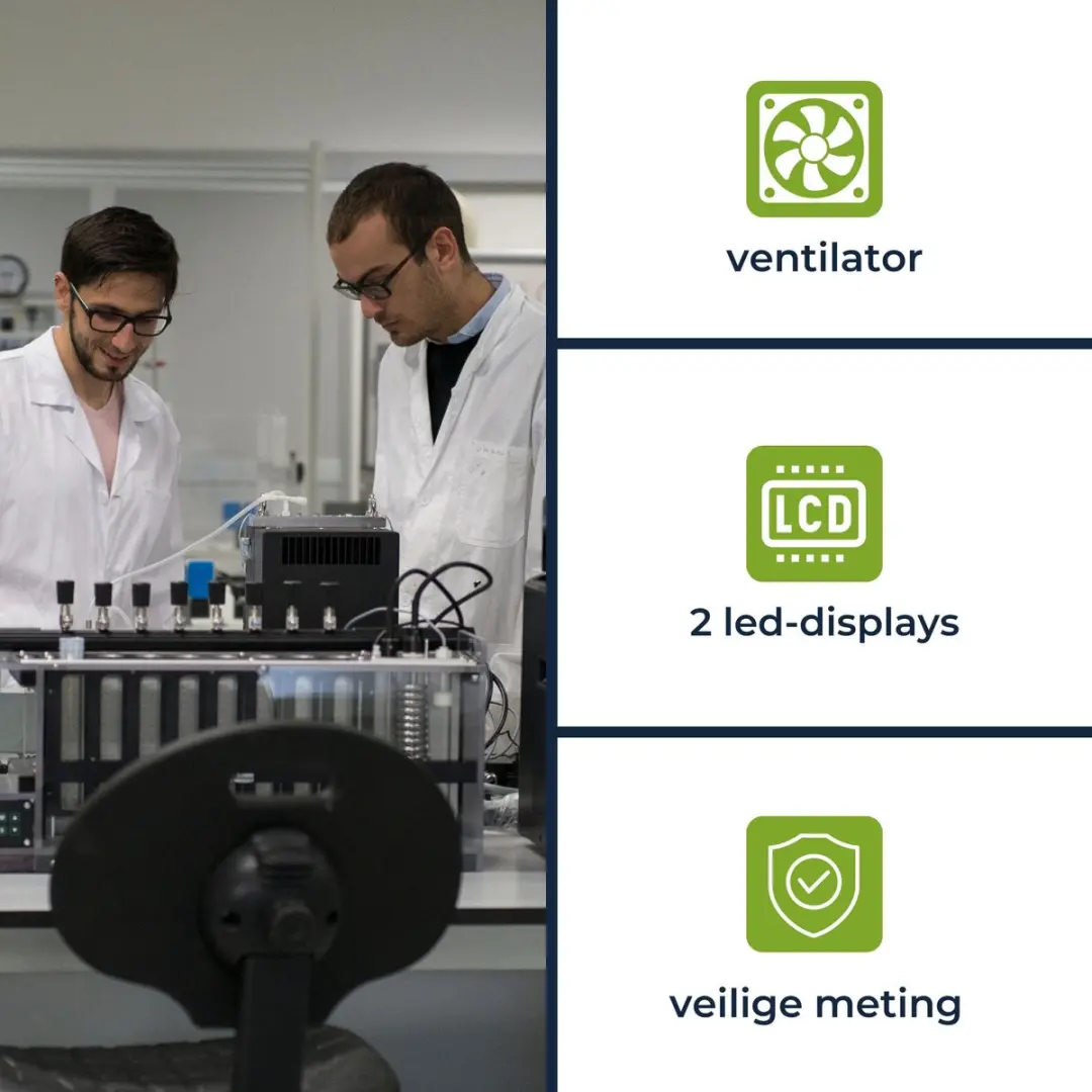 Velleman Laboratoriumvoeding 0-30V/0-5A - LCD - Grijs/Wit - afbeelding 6 van 6