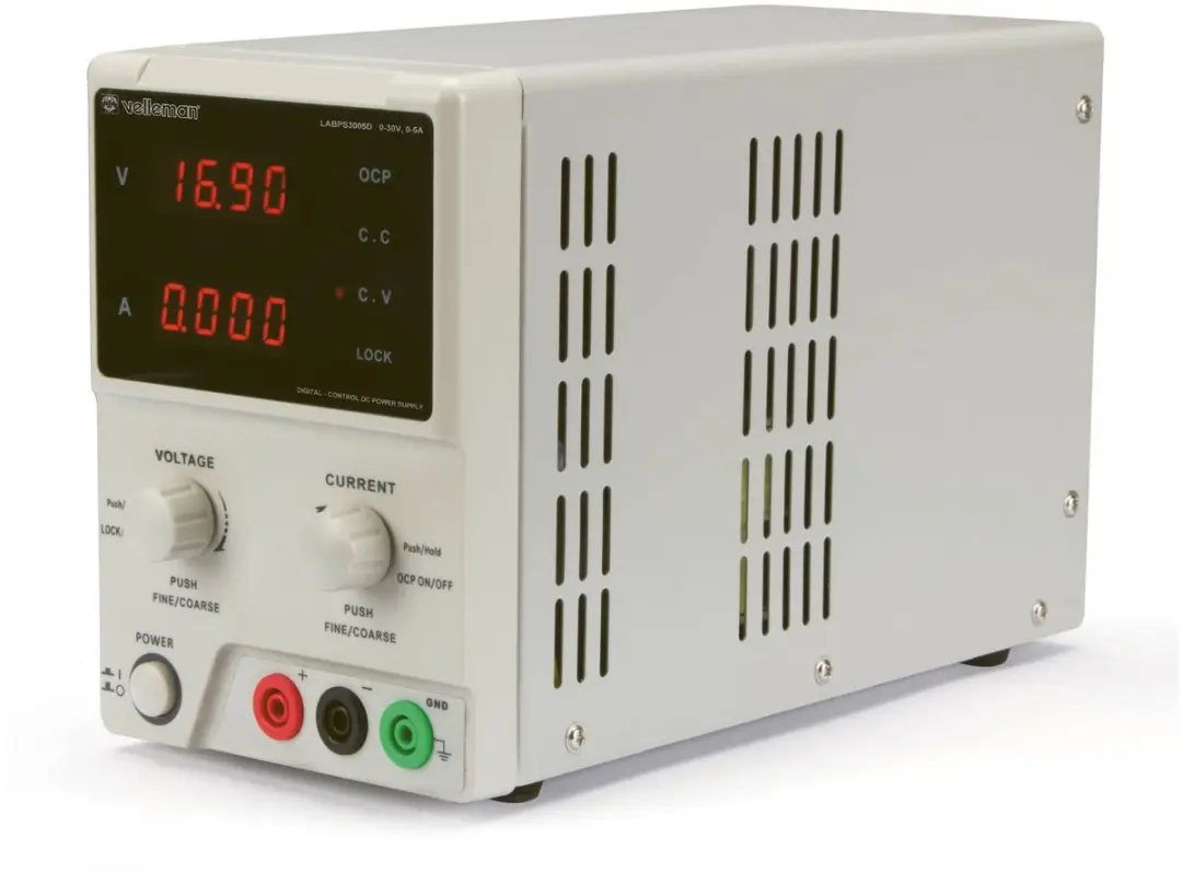 Velleman Laboratoriumvoeding 0-30V/0-5A
