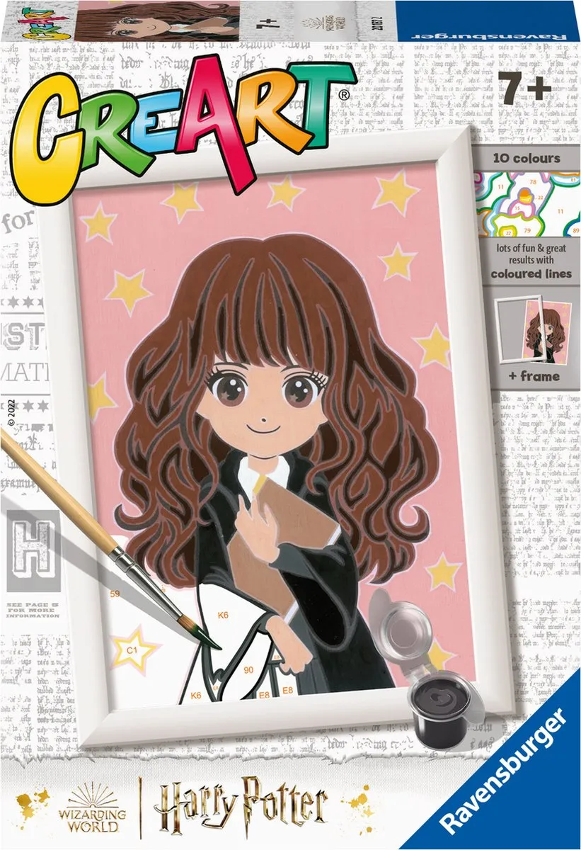 Ravensburger CreArt Hermione Schilderen op nummer - 15 Kleuren - Multicolor