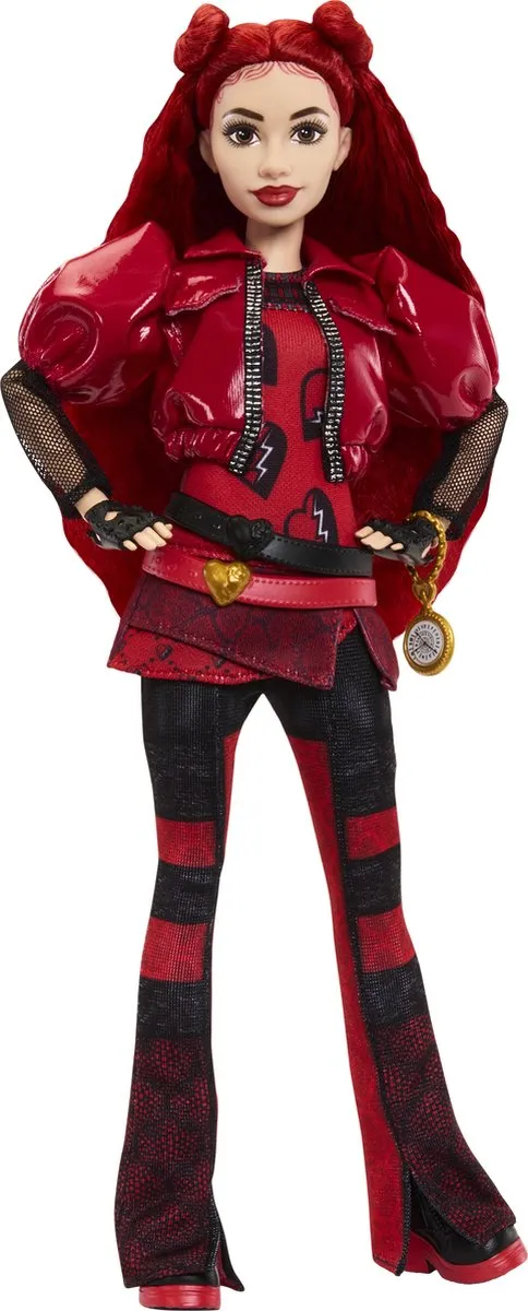 Mattel Disney Dochter van de Hartenkoningin Red Modepop