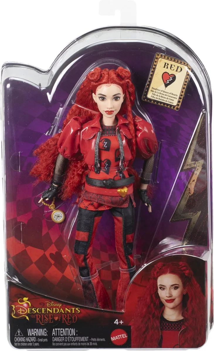 Mattel Disney Dochter van de Hartenkoningin Red Modepop - MPN 0194735220649