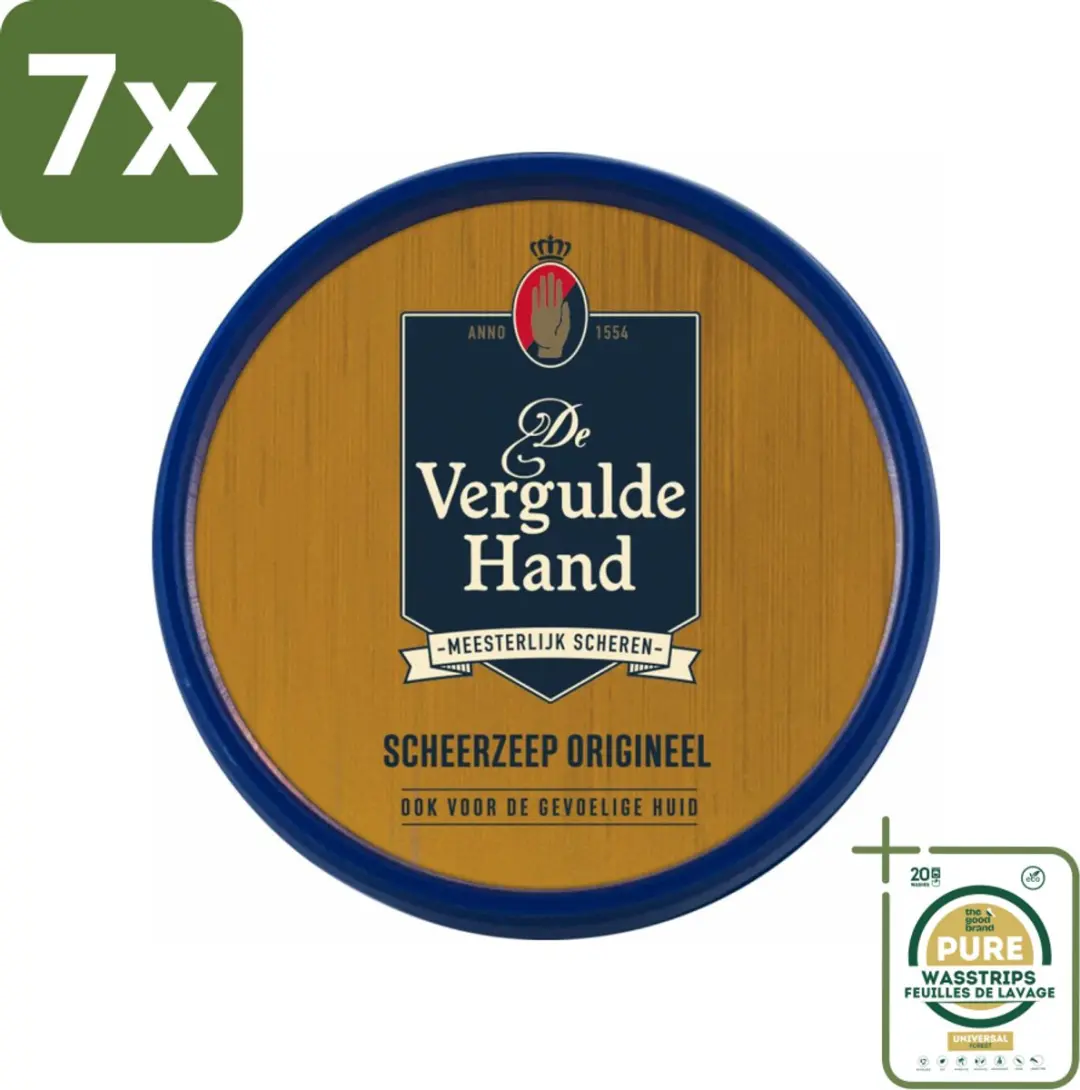 Vergulde Hand Scheerzeep Tablet 75g