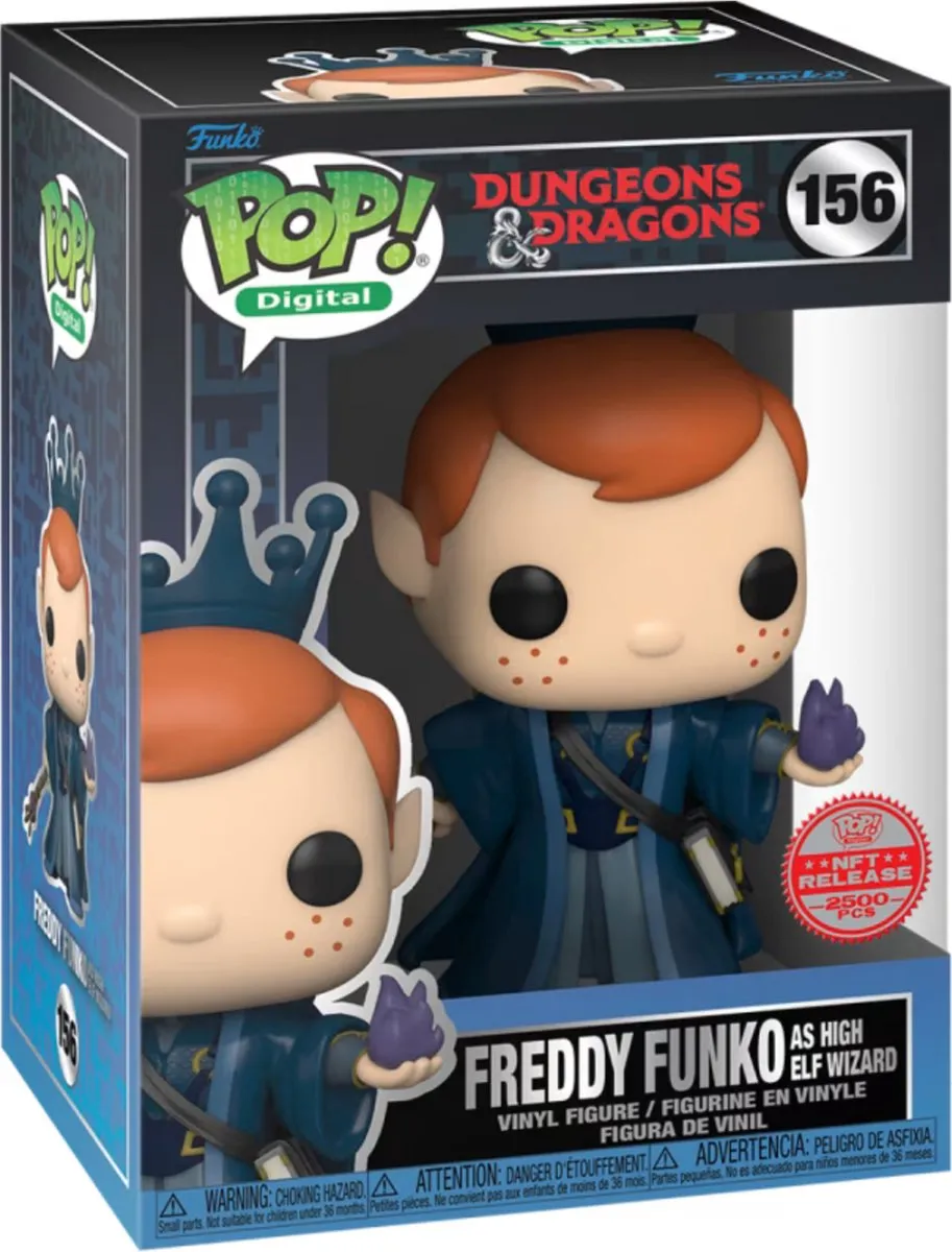 Funko Pop! Digital Dungeons & Dragons Freddy High Elf #156