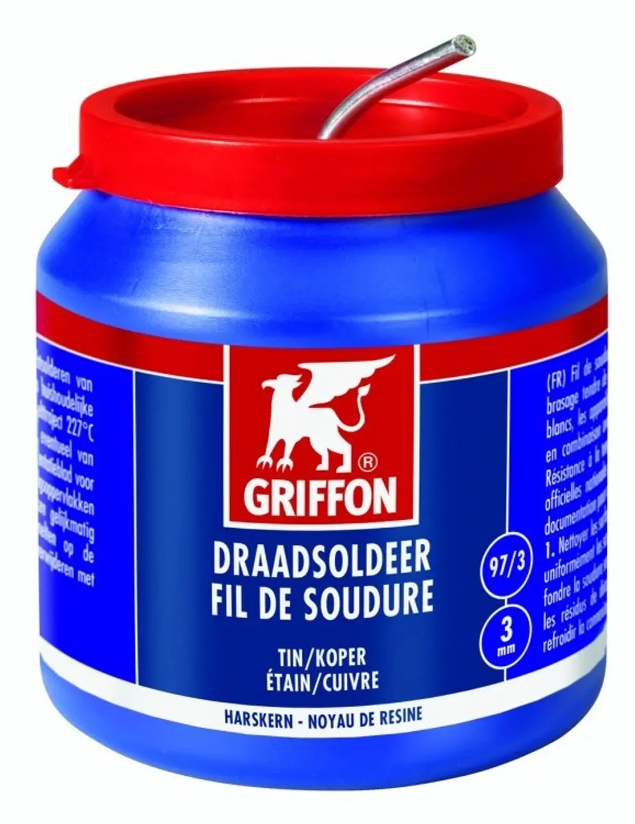 Griffon Soldeertin 97/3 Harskern Ø3mm