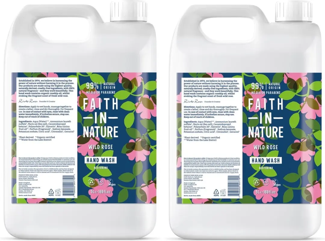 Faith In Nature Wilde Rozen Handzeep 10L