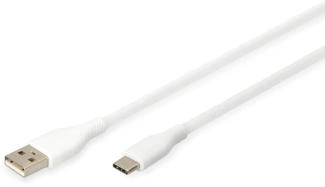 Digitus Siliconen USB A naar USB C Voedingskabel 60W 2m
