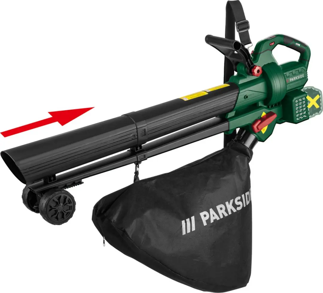 PARKSIDE Accu-Bladzuiger/-Blazer 40V 6-Standen - 210 km/h - afbeelding 2 van 5