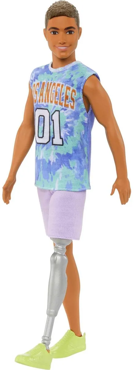 Barbie Fashionistas Ken Pop - HJT11 - Veelkleurig