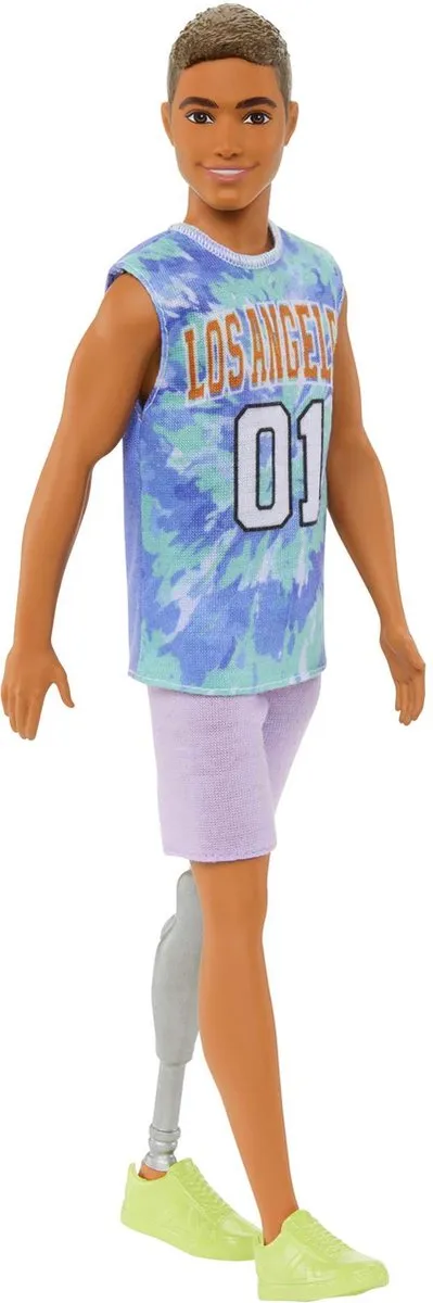 Barbie Fashionistas Ken Pop - HJT11 - Veelkleurig