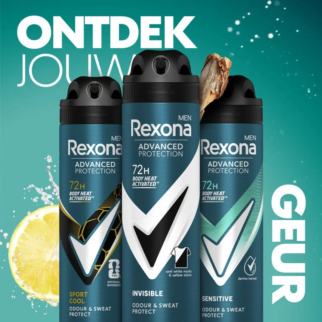 Rexona Men Advanced Protection Invisible Deodorant Spray 300ml