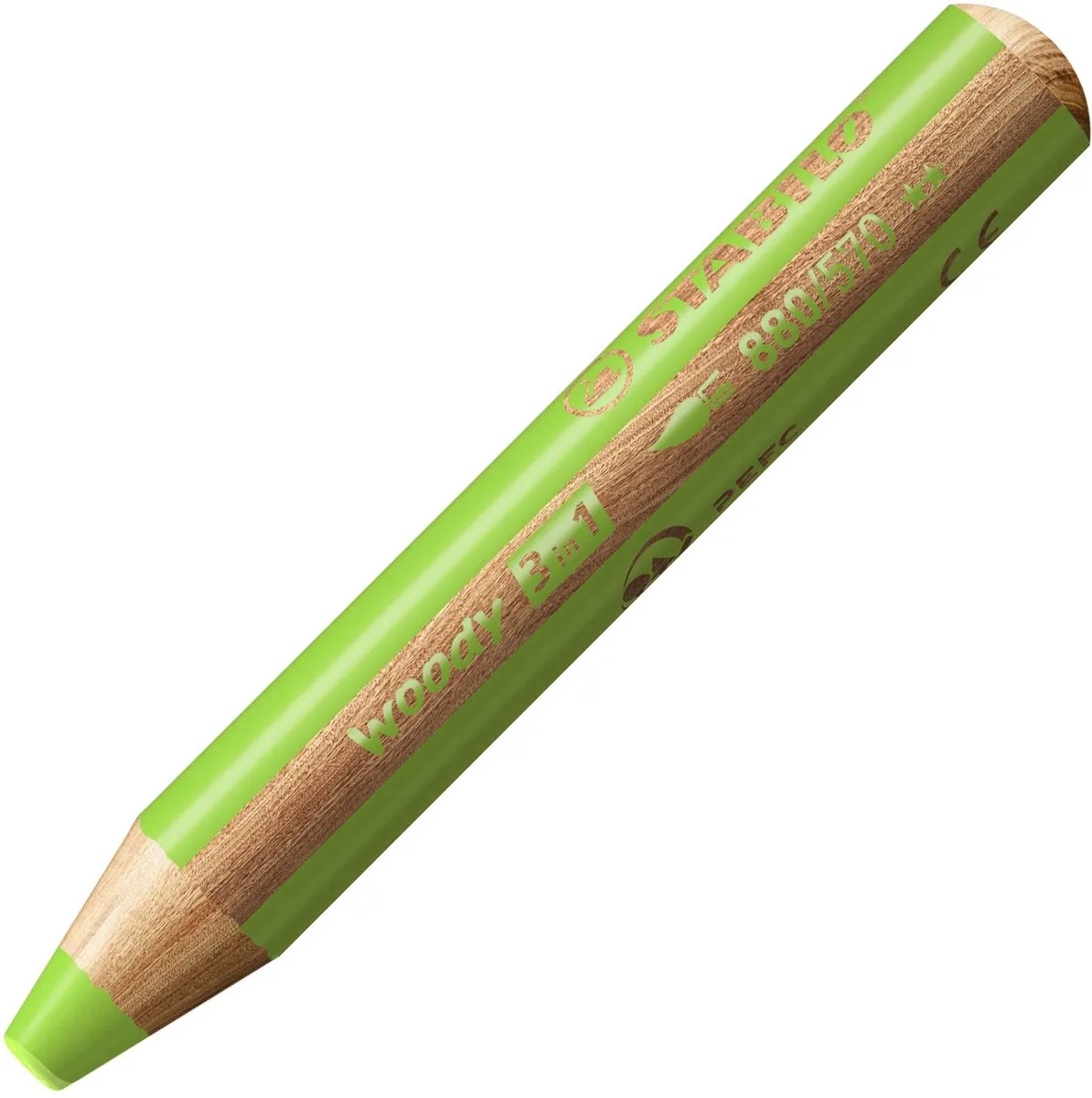 STABILO Woody 3-in-1 Potlood Lichtgroen