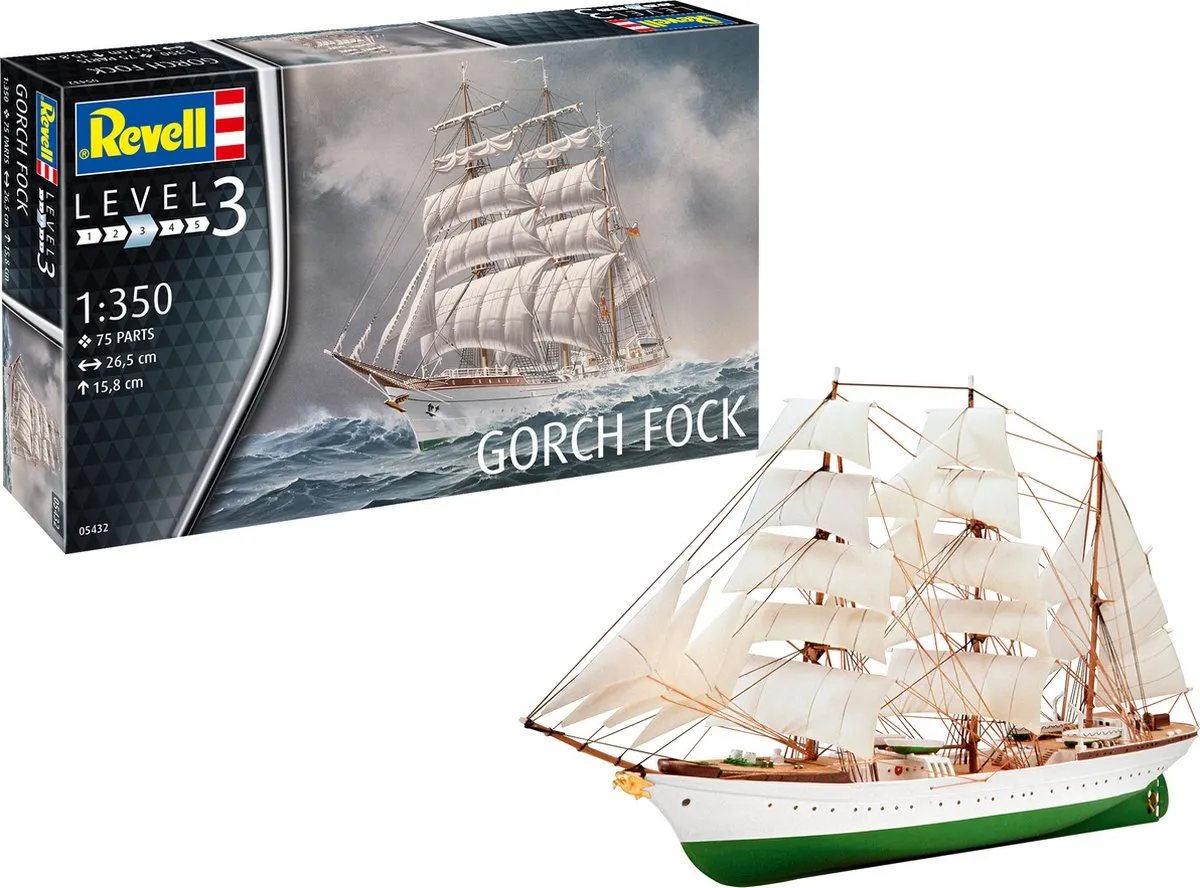 Revell Gorch Fock 65432 Modelbouwpakket