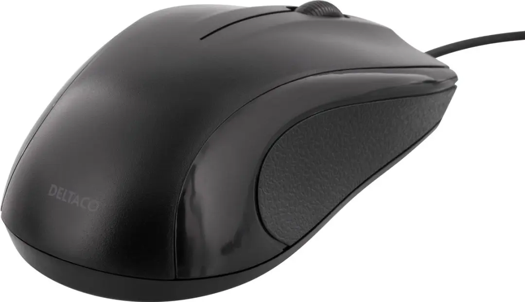 Deltaco MS-711 Optische Gaming Muis - Bedraad - 1200 DPI - Zwart - afbeelding 5 van 5