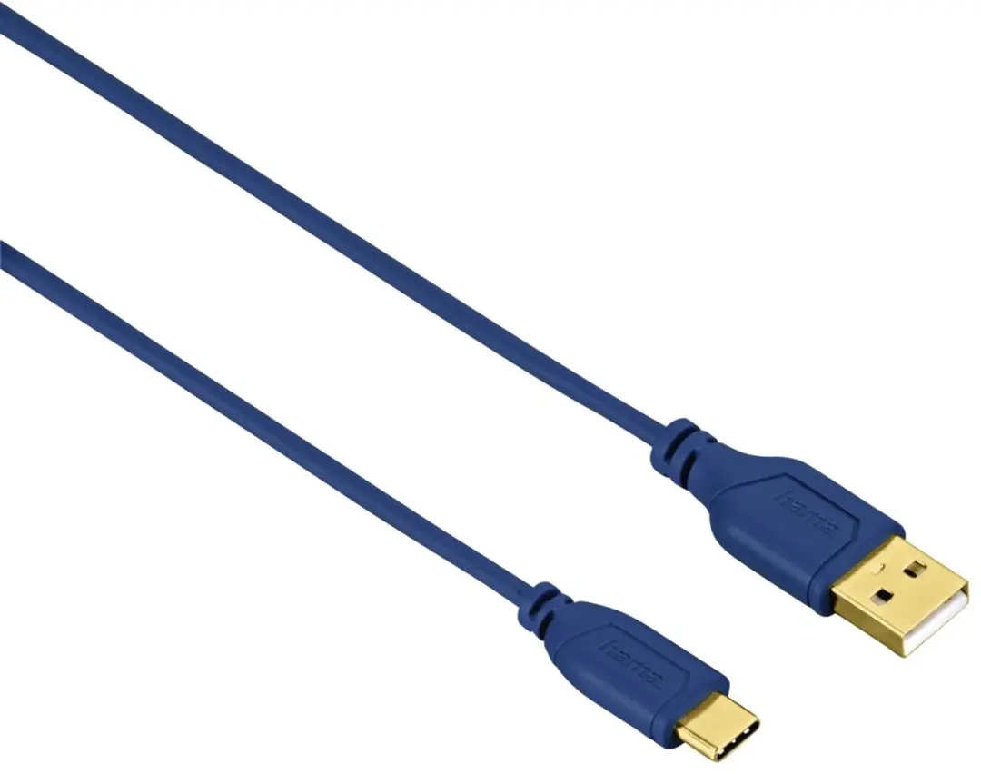 Hama USB2.0-C/USB2.0-A Kabel 0,75m