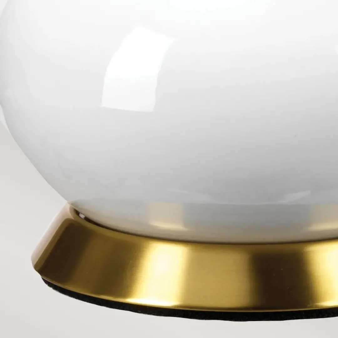 Elstead Lighting MILO LED Tafellamp - E27 60W - Aged Brass/Wit/Blauw