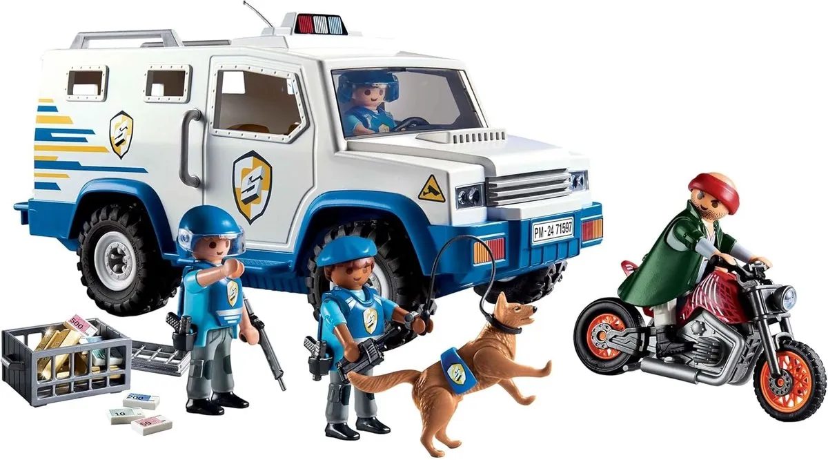 Playmobil Action Heroes Geldtransport 71597 - Multicolor