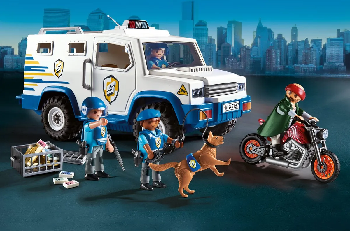 Playmobil Action Heroes Geldtransport 71597