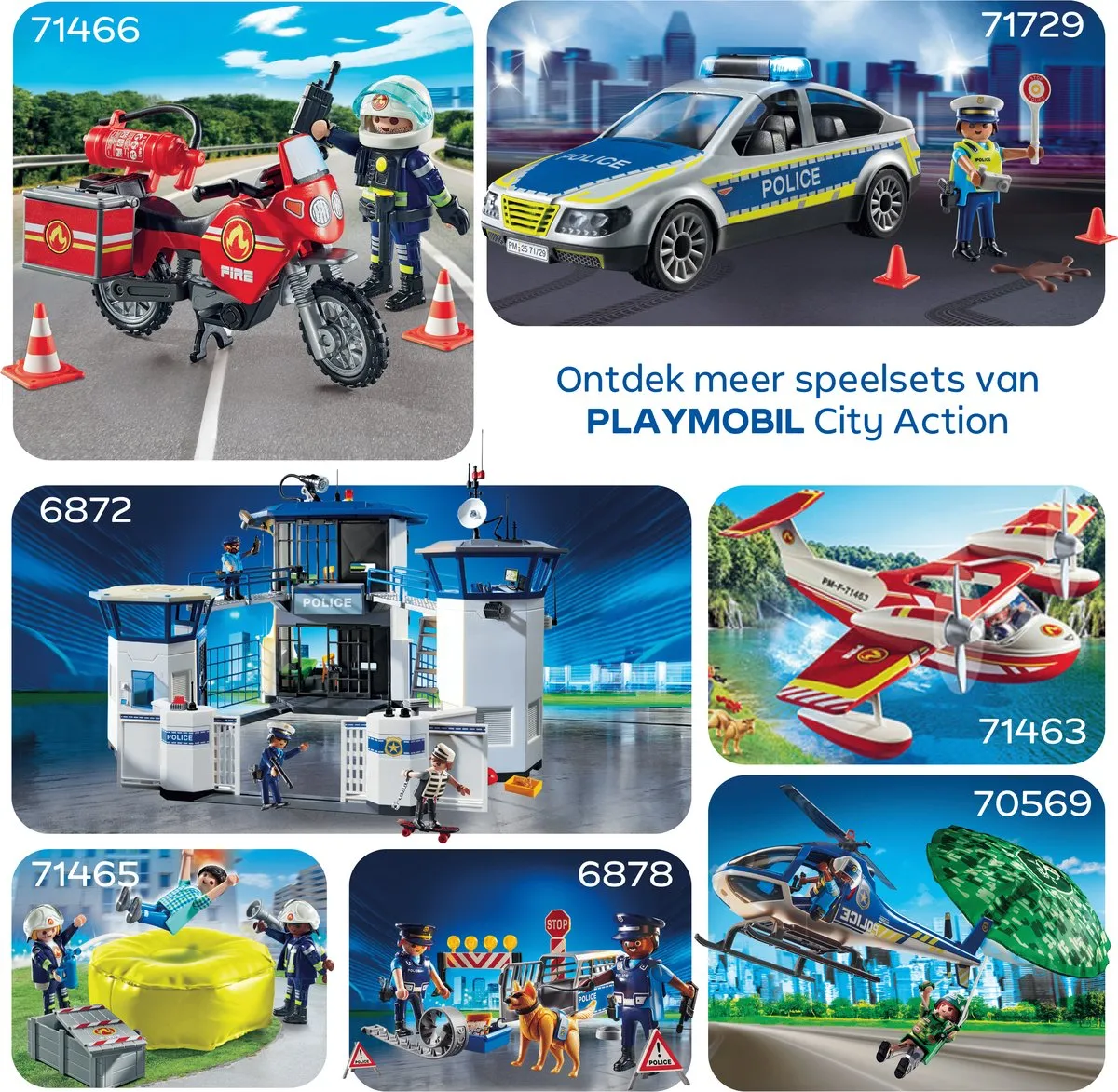 Playmobil City Action Politieduiker 72078 - 2 Figuren + Scooter