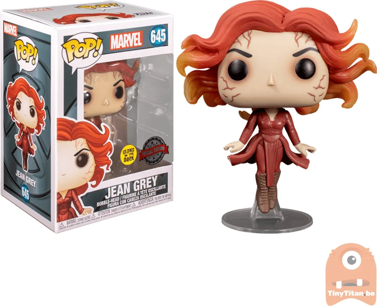 Funko Pop! Marvel X-Men Jean Grey #645 Glow-in-the-Dark