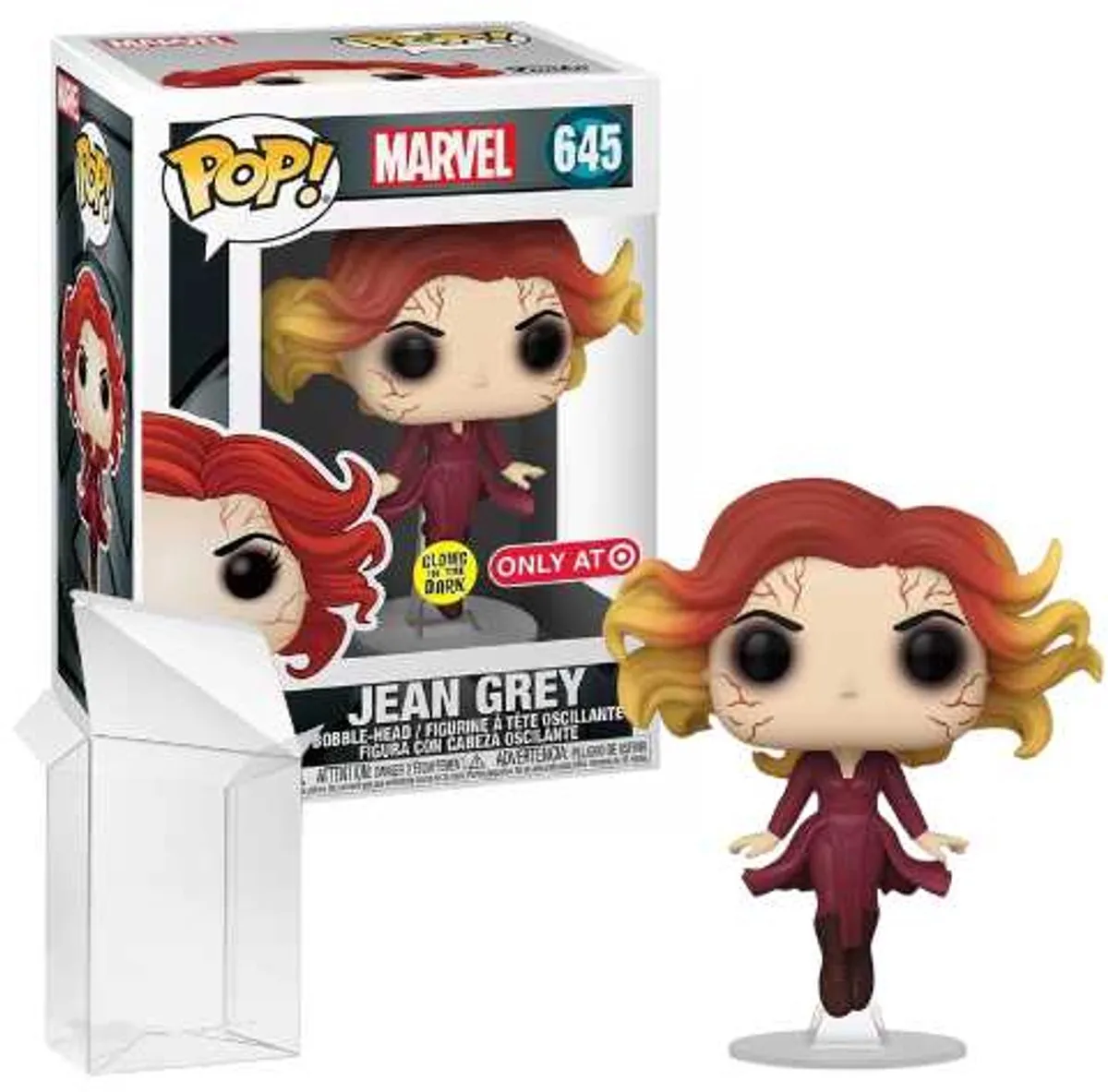 Funko Pop! Marvel X-Men Jean Grey #645 Glow-in-the-Dark - Multicolor