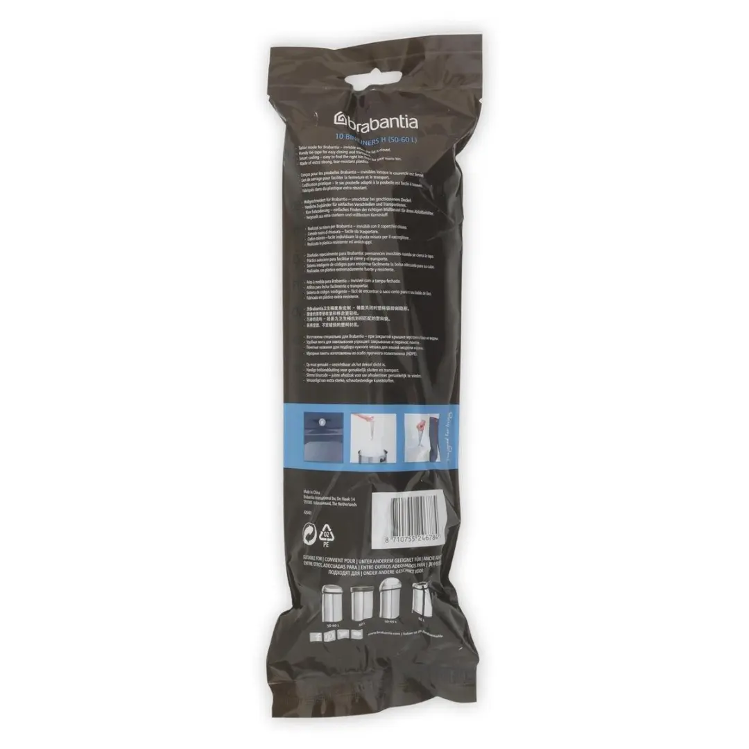 Brabantia PerfectFit Afvalzakken 50/60L Code H - 10 Stuks - afbeelding 3 van 6