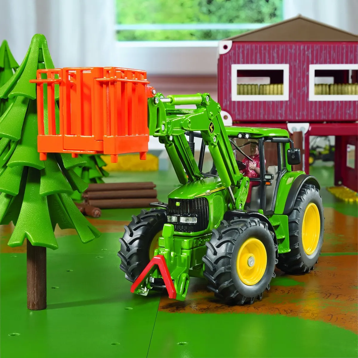 SIKU 3661 Frontlader Accessoires 1:32 - Oranje/Geel