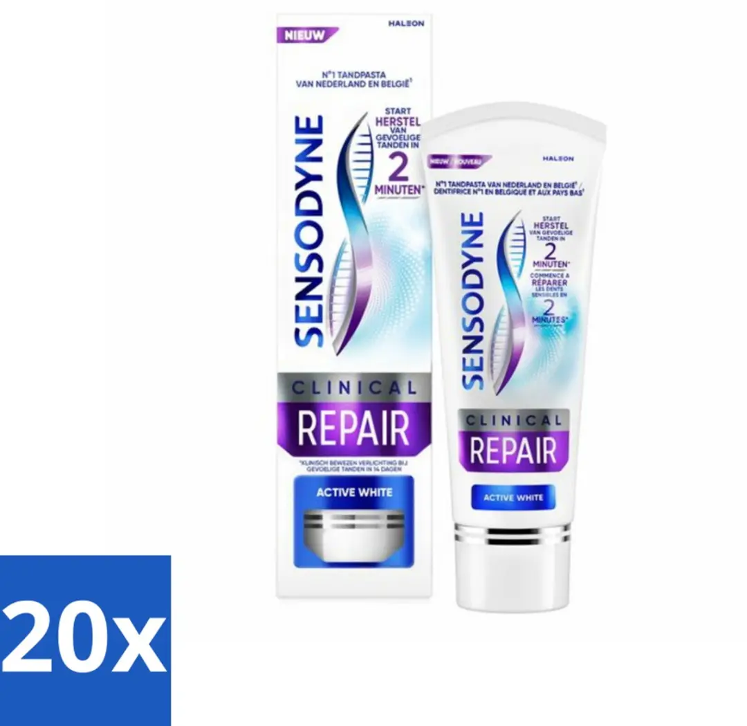 Sensodyne Clinical Repair Active White Tandpasta 75ml