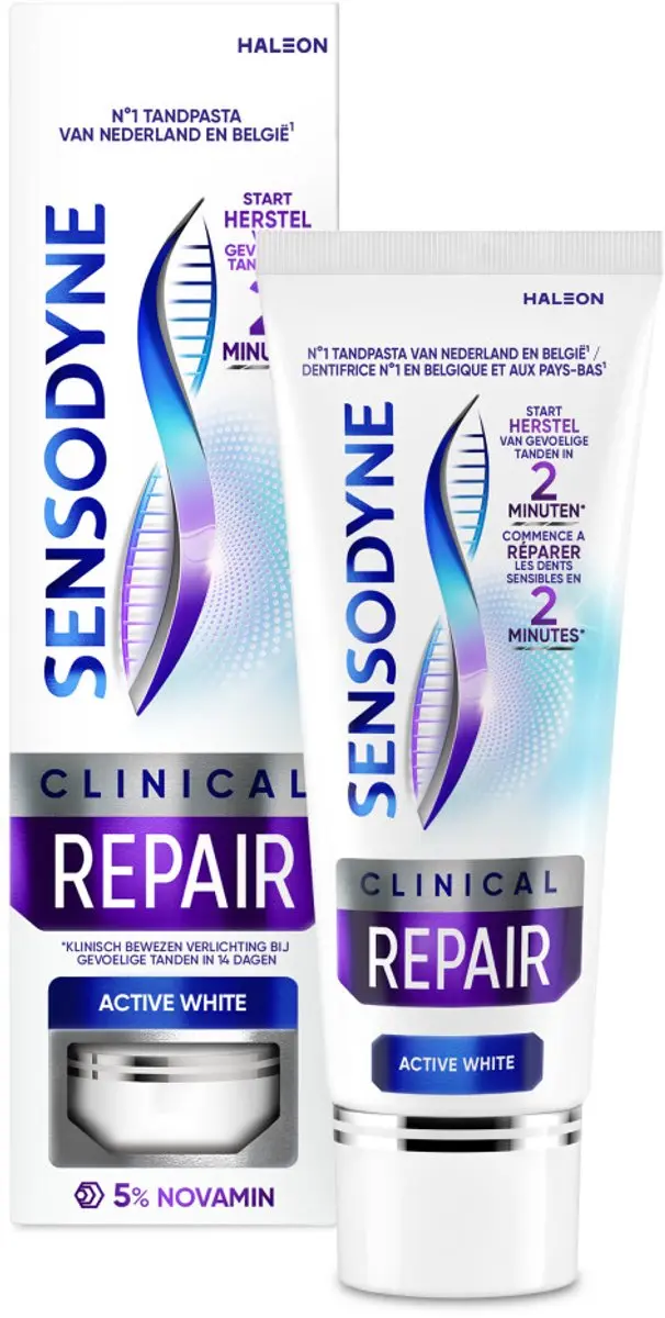 Sensodyne Clinical Repair Active White Tandpasta 75ml - 20 Stuks