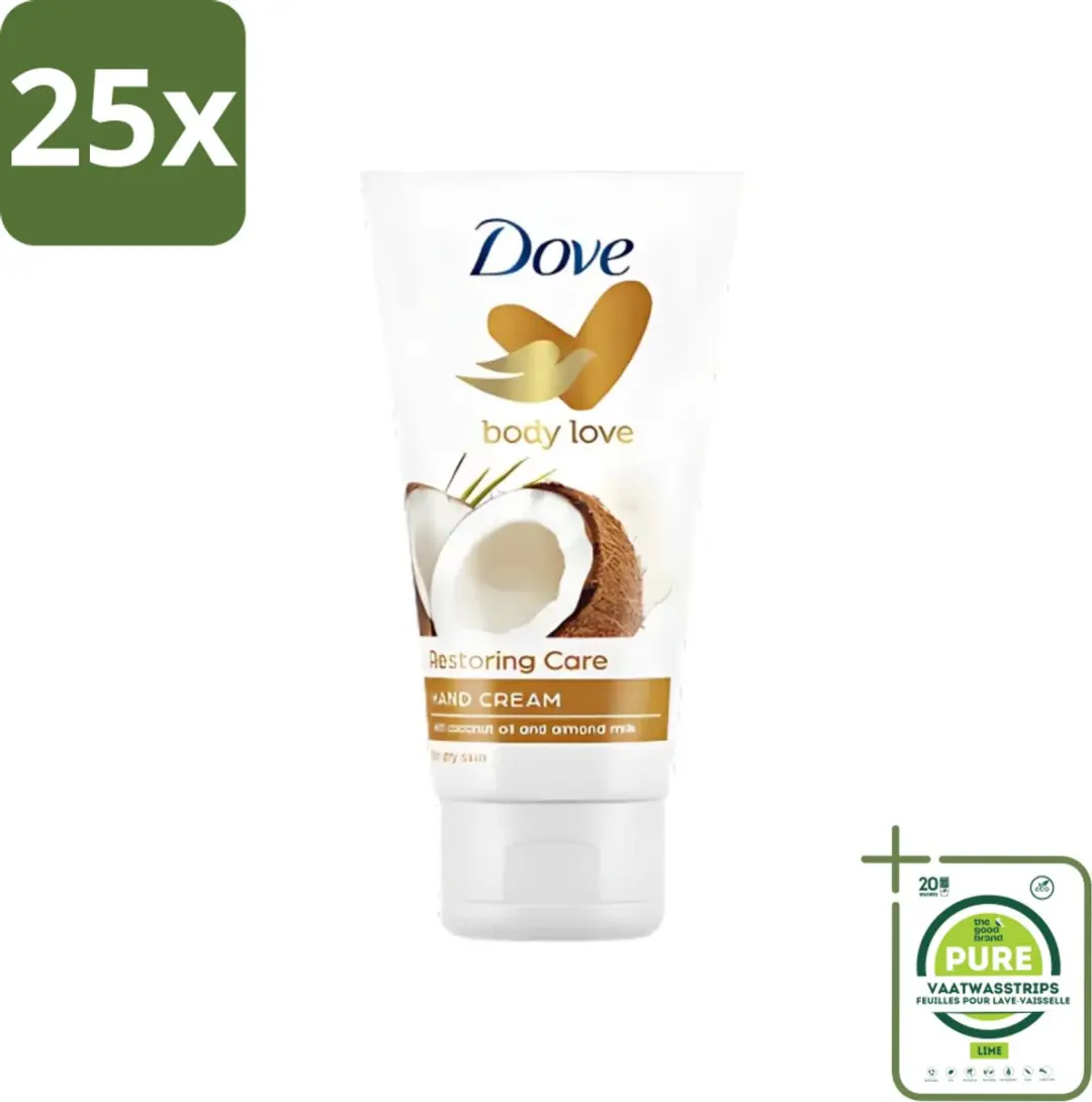 Dove Handcrème Kokos & Amandel 75ml