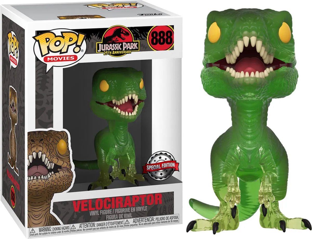 Funko Jurassic Park POP! & Tee Box Clever Raptor