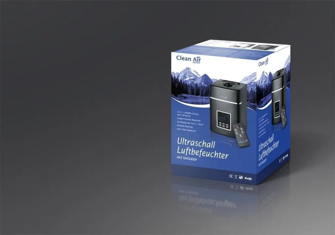 Clean Air Optima CA604B Luchtbevochtiger 6L - 138W - Zwart - afbeelding 6 van 6