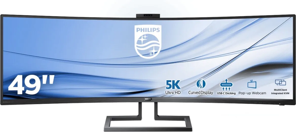 Philips 499P9H UltraWide Curved Monitor 49" - USB-C 65W