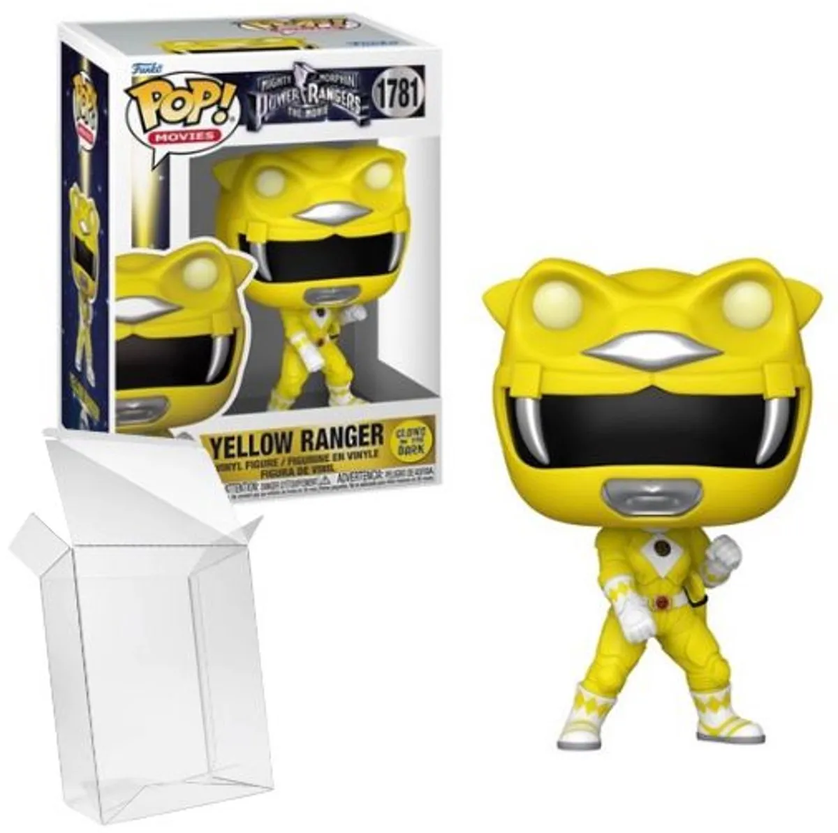Funko Pop! Mighty Morphin Power Rangers The Movie - Geel Glow-in-the-Dark #1781