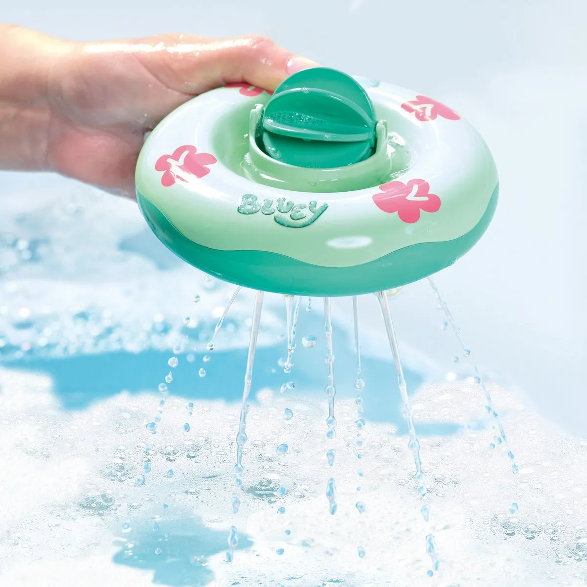 Tomy Bluey Spat & Drijf Bingo Badspeelgoed - Groen
