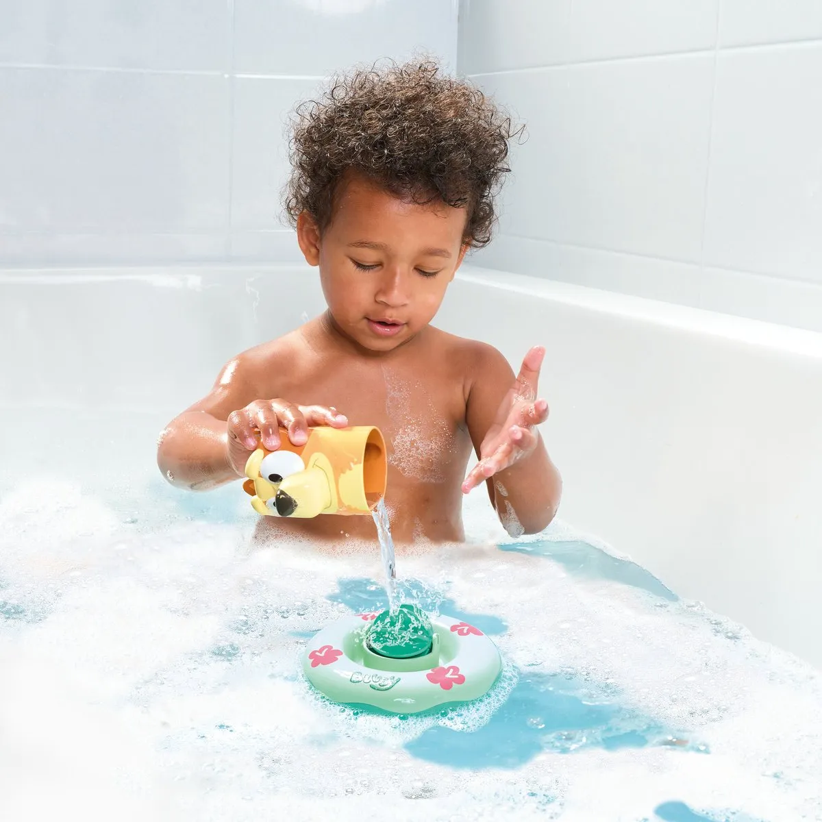 Tomy Bluey Spat & Drijf Bingo Badspeelgoed - Groen