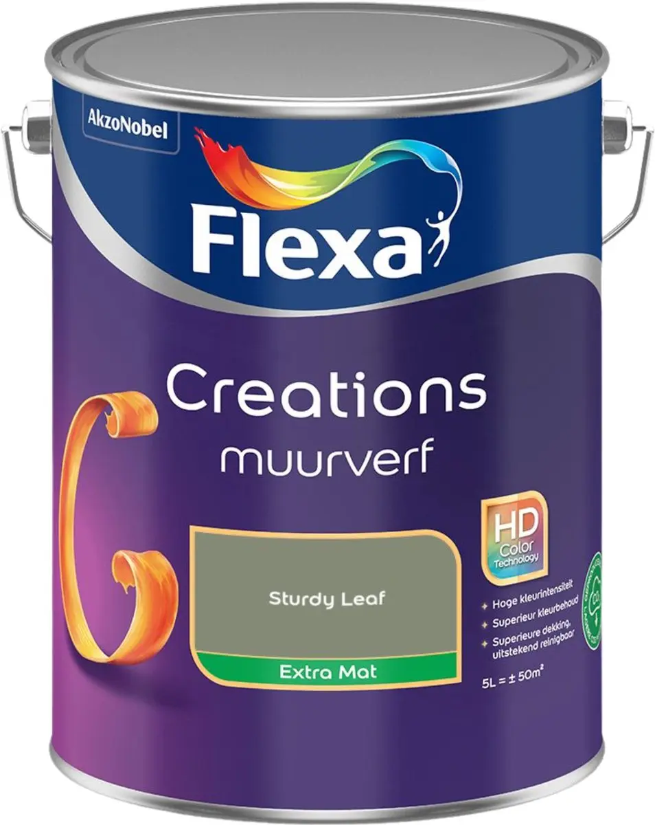 Flexa Dream Box & Creations Muurverf 5L - Sturdy Leaf
