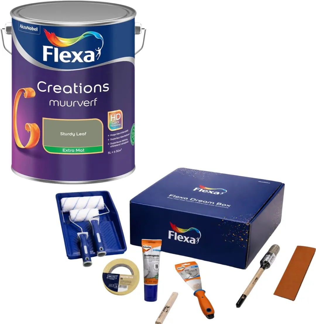 Flexa Dream Box & Creations Muurverf 5L - Sturdy Leaf