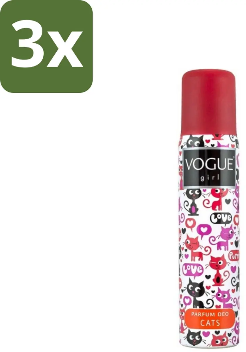 Vogue Girl Deodorant Parfum Cats 100ml