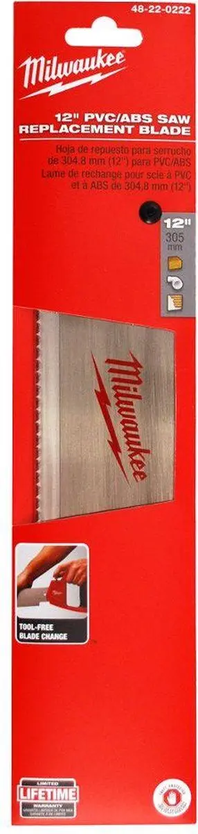 Milwaukee Zaagblad PVC & Hout 305mm 0045242467532