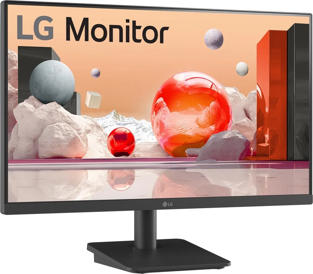 LG 24BA400-B Monitor Full HD 24" - Zwart