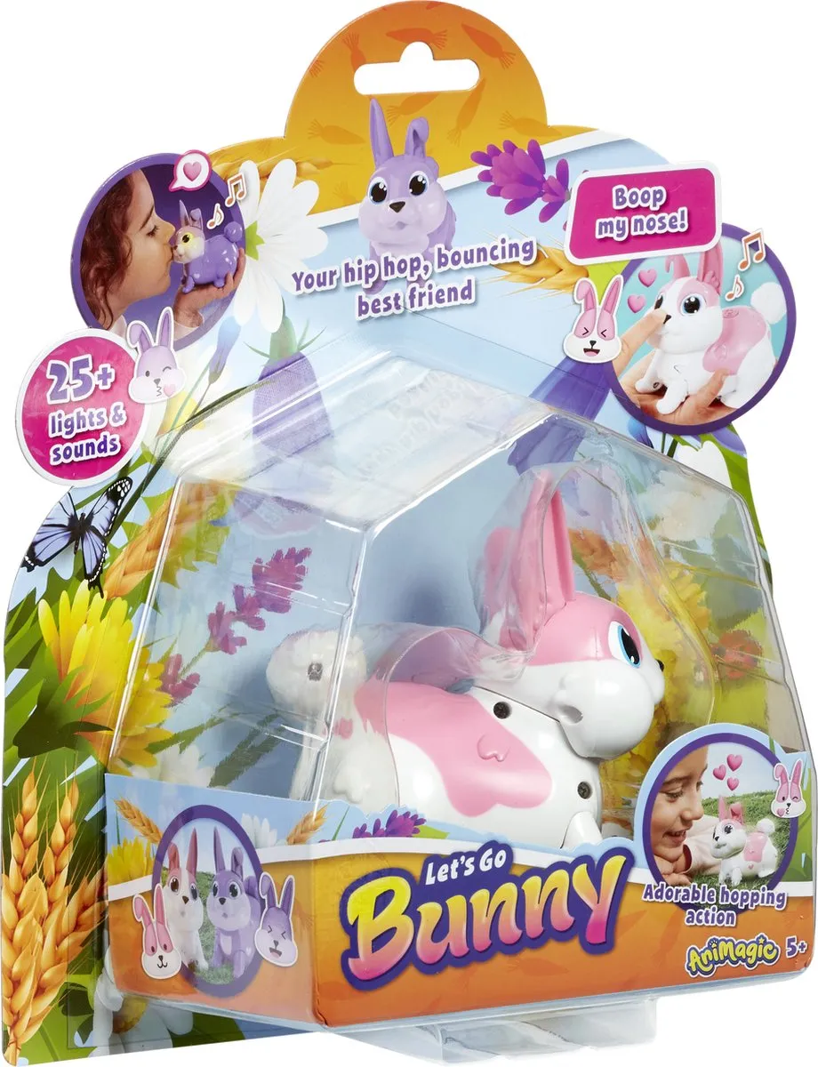 Goliath Animagic Let's Go Bunny Konijn Roze - 2x AAA
