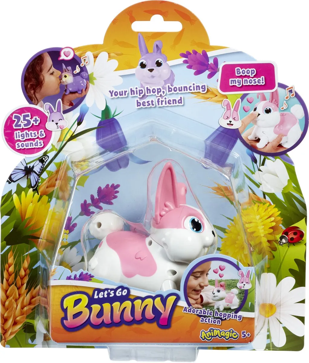 Goliath Animagic Let's Go Bunny Konijn Roze